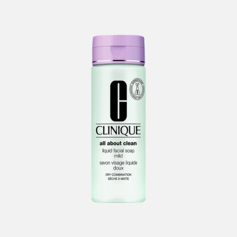 Clinique All About Clean™ Liquid Facial Soap Dry Combination Clinique All About Clean™ Liquid Facial Soap Dry Combination
